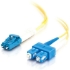 Picture of C2G-5m LC-SC 9/125 OS1 Duplex Singlemode PVC Fiber Optic Cable (LSZH) - Yellow