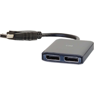 Picture of C2G 4K DisplayPort Dual Monitor Splitter MST Hub - M/F