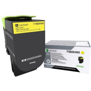 Picture of Lexmark Unison Original Toner Cartridge - Yellow