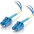 Picture of C2G-10m LC-LC 9/125 OS1 Duplex Singlemode Fiber Optic Cable (Plenum-Rated) - Blue