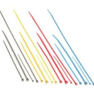 Picture of C2G 6in Nylon Cable Ties - Blue - 100pk