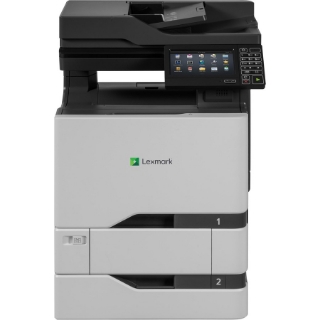 Picture of Lexmark CX725dhe Laser Multifunction Printer-Color-Copier/Fax/Scanner-50 ppm Mono/50 ppm Color Print-1200x1200 Print-Automatic Duplex Print-150000 Pages Monthly-1200 sheets Input-Color Scanner-600 Optical Scan-Color Fax-Gigabit Ethernet