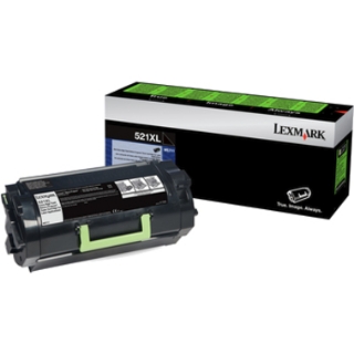 Picture of Lexmark 521XL Toner Cartridge - Black