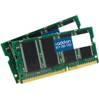 Picture of AddOn AA1333D3S9/4G x2 JEDEC Standard 8GB (2x4GB) DDR3-1333MHz Unbuffered Dual Rank 1.5V 204-pin CL9 SODIMM