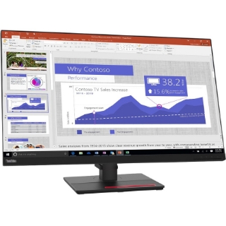 Picture of Lenovo ThinkVision T32p-20 31.5" 4K UHD LED LCD Monitor - 16:9 - Raven Black