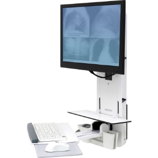 Picture of Ergotron StyleView Lift for Monitor, Keyboard, Mouse, Scanner - White