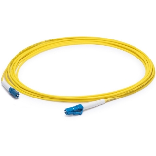 Picture of AddOn 10m LC (Male) to LC (Male) Yellow OS2 Simplex Fiber OFNR (Riser-Rated) Patch Cable