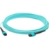 Picture of AddOn 1m MPO (Female) to MPO (Female) 12-Strand Aqua OM4 Crossover Fiber OFNR (Riser-Rated) Patch Cable