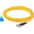 Picture of AddOn 30m ST (Male) to ST (Male) Yellow OS2 Duplex Fiber OFNR (Riser-Rated) Patch Cable