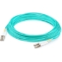 Picture of AddOn 110ft LC (Male) to LC (Male) Aqua OM4 Duplex Fiber OFNR (Riser-Rated) Patch Cable