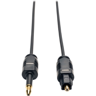 Picture of Tripp Lite 6ft Toslink to Mini Toslink Ultra Thin Digital SPDIF Audio Cable 6' 2M 2 Meter