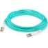 Picture of AddOn 5m LC (Male) to LC (Male) Aqua OM4 Duplex Fiber TAA Compliant OFNR (Riser-Rated) Patch Cable