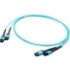 Picture of AddOn 5m MPO (Female) to MPO (Female) 24-Strand Aqua OM4 Straight Fiber Trunk Cable