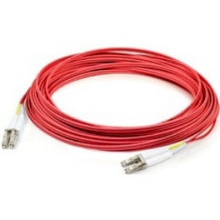 Picture of AddOn 5m LC (Male) to LC (Male) Red OM4 Duplex Plenum-Rated Fiber Patch Cable