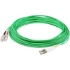 Picture of AddOn 2m SC (Male) to LC (Male) Green OM4 Duplex Fiber OFNR (Riser-Rated) Patch Cable