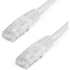 Picture of StarTech.com 20ft CAT6 Ethernet Cable - White Molded Gigabit - 100W PoE UTP 650MHz - Category 6 Patch Cord UL Certified Wiring/TIA