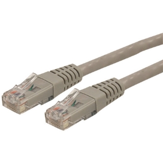 Picture of StarTech.com 20ft CAT6 Ethernet Cable - Gray Molded Gigabit - 100W PoE UTP 650MHz - Category 6 Patch Cord UL Certified Wiring/TIA