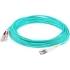 Picture of AddOn 24m LC (Male) to SC (Male) Straight Aqua OM4 Duplex LSZH Fiber Patch Cable