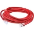 Picture of AddOn 1ft RJ-45 (Male) to RJ-45 (Male) Red Cat6 STP PVC Copper Patch Cable