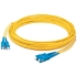 Picture of AddOn 20m SC (Male) to SC (Male) Straight Yellow OS2 Duplex LSZH Fiber Patch Cable