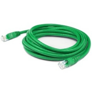 Picture of AddOn 35ft RJ-45 (Male) to RJ-45 (Male) Green Cat6 STP PVC Copper TAA Compliant Patch Cable