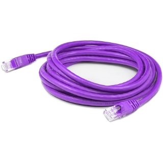 Picture of AddOn 20ft RJ-45 (Male) to RJ-45 (Male) Purple Cat6 STP PVC Copper TAA Compliant Patch Cable