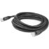 Picture of AddOn 10ft RJ-45 (Male) to RJ-45 (Male) Black Cat6 STP PVC Copper Patch Cable