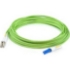 Picture of AddOn 10m LC (Male) to CS (Male) Straight Lime Green OM5 Duplex Fiber OFNR (Riser-Rated) Patch Cable