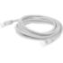 Picture of AddOn 5ft RJ-45 (Male) to RJ-45 (Male) White Cat5e UTP PVC Copper Patch Cable