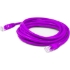 Picture of AddOn 15ft RJ-45 (Male) to RJ-45 (Male) Purple Cat6 UTP PVC Copper Patch Cable