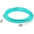 Picture of AddOn 33m LC (Male) to LC (Male) Straight Aqua OM4 Duplex Plenum Fiber Patch Cable