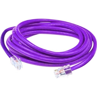 Picture of AddOn 25ft RJ-45 (Male) to RJ-45 (Male) Purple Cat5e UTP PVC Copper Patch Cable