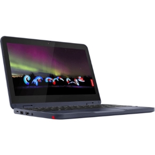 Picture of Lenovo 300w Gen 3 82J1000HUS 11.6" Touchscreen Convertible 2 in 1 Notebook - HD - 1366 x 768 - AMD 3015e Dual-core (2 Core) 1.20 GHz - 4 GB Total RAM - 64 GB Flash Memory - Abyss Blue