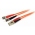 Picture of StarTech.com 1m Fiber Optic Cable - Multimode Duplex 62.5/125 - LSZH - LC/ST - OM1 - LC to ST Fiber Patch Cable