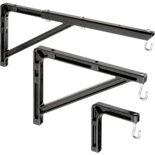 Picture of Da-Lite Mounting Bracket for Ceiling Mount, Wall Mounting System - Black