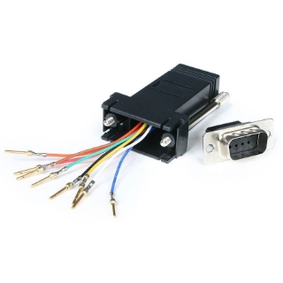 Picture of StarTech.com StarTech.com DB9 to RJ45 Modular Adapter - M/F - Serial adapter - DB-9 (M) - RJ-45 (F)