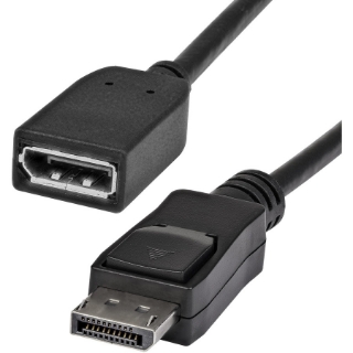 Picture of StarTech.com 6ft (2m) DisplayPort Extension Cable, 4K x 2K Video, DisplayPort Male to Female Extension Cable, DP 1.2 Extender Cable / Cord