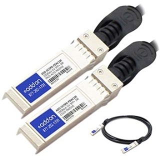 Picture of AddOn Cisco SFP-H10GB-CU1M to Palo Alto Networks PAN-SFP-PLUS-CU-1M Compatible TAA Compliant 10GBase-CU SFP+ to SFP+ Direct Attach Cable (Passive Twinax, 1m)