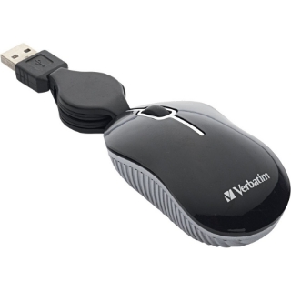 Picture of Verbatim Mini Travel Optical Mouse, Commuter Series - Black