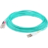 Picture of AddOn 44m LC (Male) to SC (Male) Straight Aqua OM4 Duplex LSZH Fiber Patch Cable