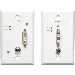 Picture of Tripp Lite DVI over Cat5/Cat6 Active Video Extender Wallplate Kit 1920 x 1080