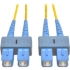 Picture of Tripp Lite 10M Duplex Singlemode 9/125 Fiber Optic Patch Cable SC/SC 33' 33ft 10 Meter