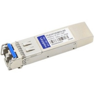 Picture of AddOn Finisar FTLX1471D3BCV Compatible TAA Compliant 10GBase-LR SFP+ Transceiver (SMF, 1310nm, 10km, LC, DOM)