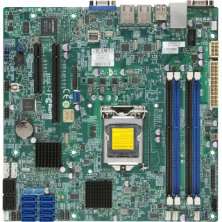 Picture of Supermicro X10SL7-F Server Motherboard - Intel C222 Chipset - Socket H3 LGA-1150 - Micro ATX