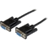 Picture of StarTech.com 2m Black DB9 RS232 Serial Null Modem Cable F/F