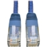 Picture of Tripp Lite Cat6 Gigabit Molded Patch Cable (RJ45 M/M), Blue, 5 ft