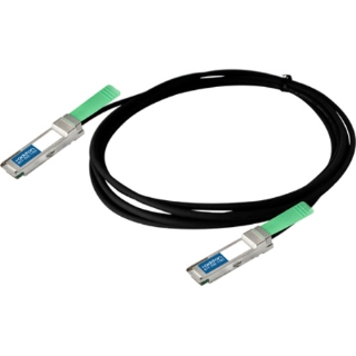 Picture of AddOn Arista Networks CAB-Q-Q-0.5M Compatible TAA Compliant 40GBase-CU QSFP+ to QSFP+ Direct Attach Cable (Passive Twinax, 0.5m)