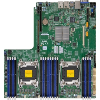 Picture of Supermicro X10DDW-i Server Motherboard - Intel C612 Chipset - Socket LGA 2011-v3 - Proprietary Form Factor