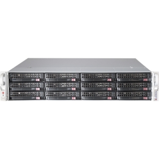 Picture of Supermicro SuperServer 6028R-E1CR12T Barebone System - 2U Rack-mountable - Socket R3 LGA-2011 - 2 x Processor Support