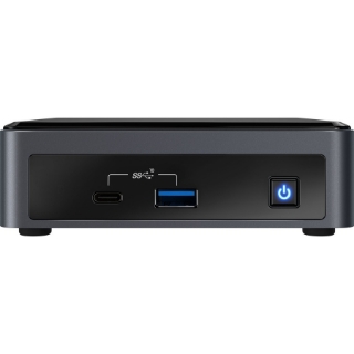 Picture of Intel NUC 10 Performance NUC10i7FNKN Barebone System - Mini PC - Socket BGA-1528 - 1 x Processor Support - Intel Core i7 10th Gen i7-10710U Hexa-core (6 Core)